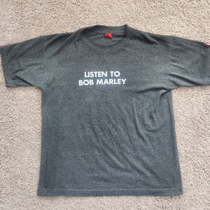 Listen to Bob Marley t-shirt size large